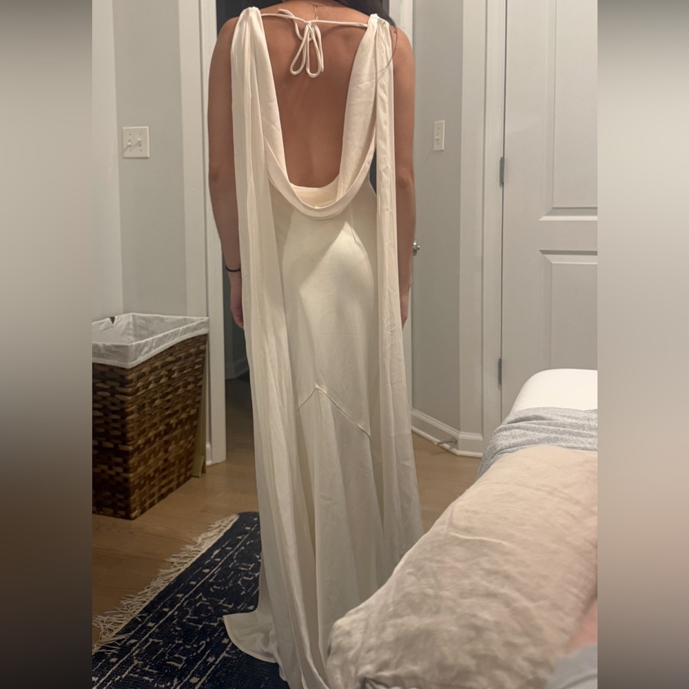 Runaway The Label Gabrielle dress ivory XS NWT - Picture 4 of 4